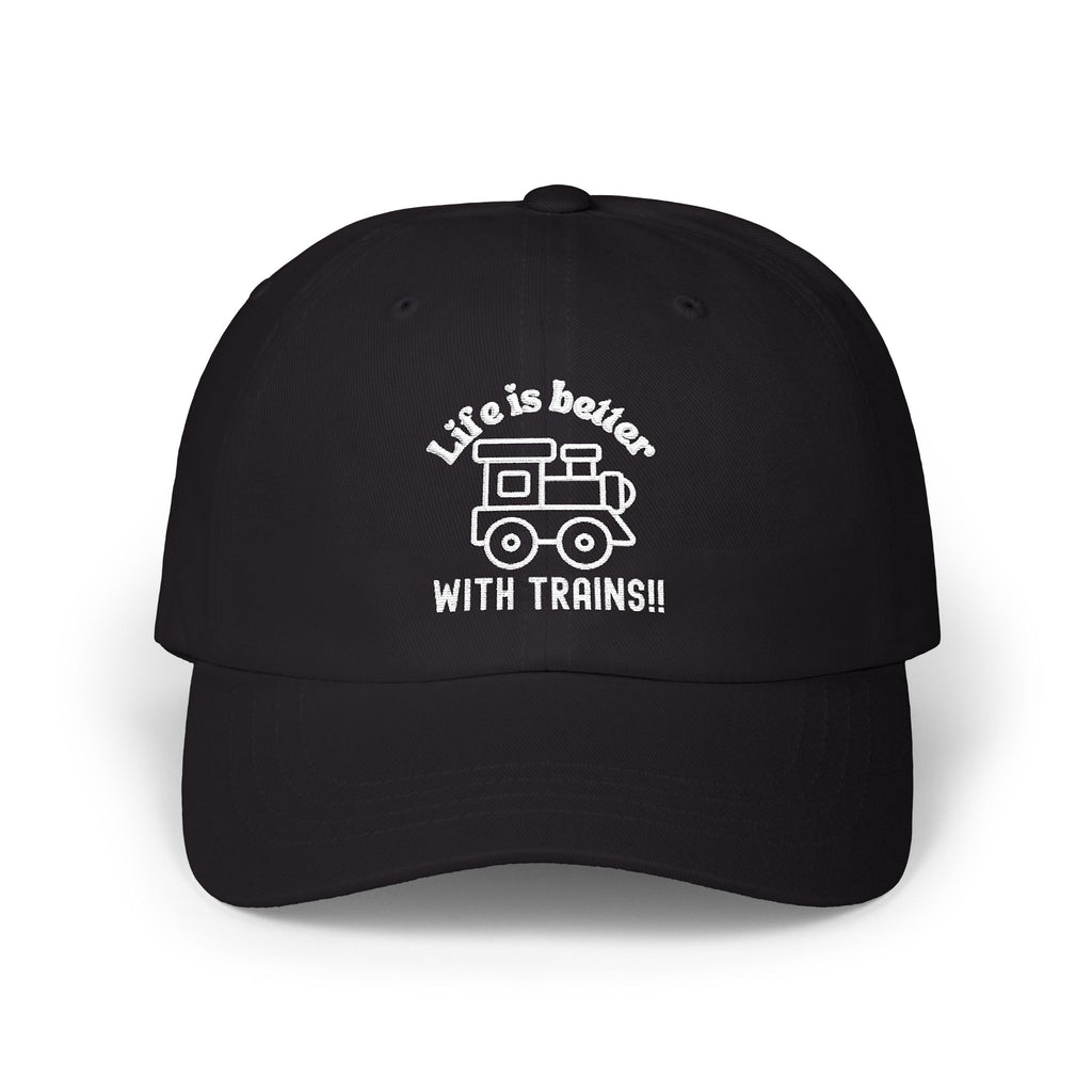 Life is Better with Trains Hat | OTR Designs