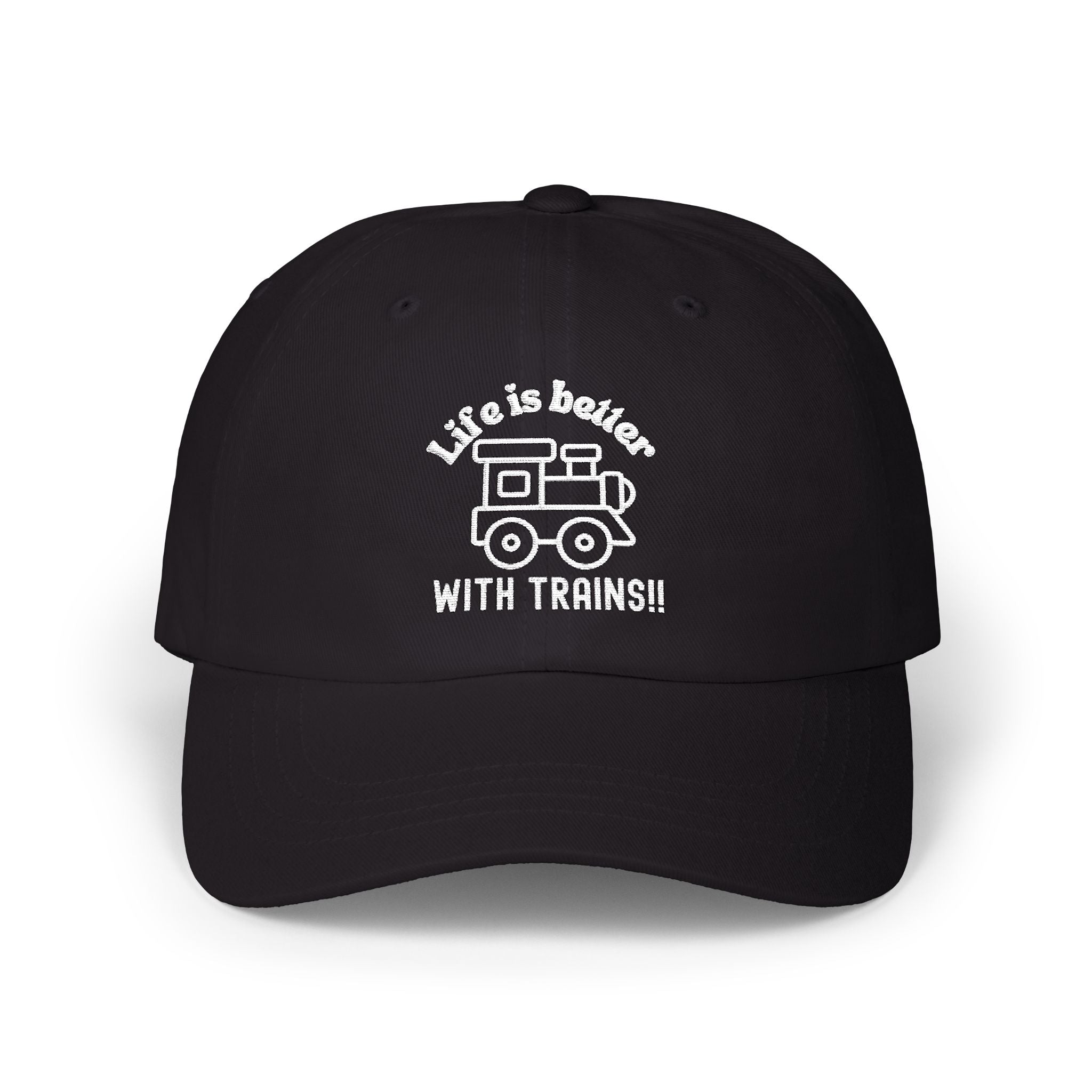Life is Better with Trains Hat | OTR Designs